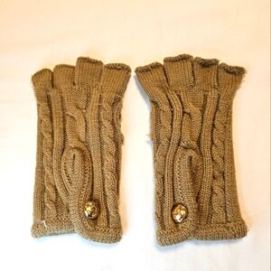 Michael Kors fingerless knitted gloves